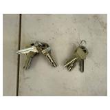 Schlange Keyed Entry Door Handles - lot of 3