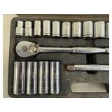 Socket Set - K-D Professional Mechanic 25-Piece Chrome Vanadium