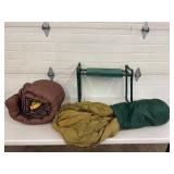 Camping Sleeping Bags & Cot Mixed Lot (3 Sleeping Bags)