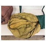 Camping Sleeping Bags & Cot Mixed Lot (3 Sleeping Bags)