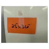 Dry Erase Whiteboard - 25 X 36 in Aluminum Frame With Expo Markers