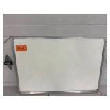 Dry Erase Whiteboard - 25 X 36 in Aluminum Frame With Expo Markers