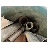 Metal Pipe & Tubing Mixed Lot - Assorted Steel Elbows & Cutoffs