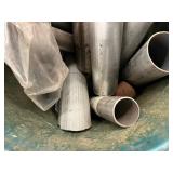 Metal Pipe & Tubing Mixed Lot - Assorted Steel Elbows & Cutoffs
