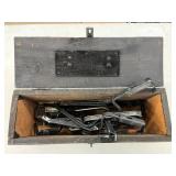 Vintage Tool Set in Wooden Case