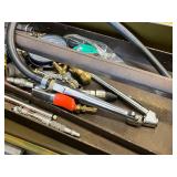 Tool Box w Air Hose Fittings & Accessories Mixed Lot