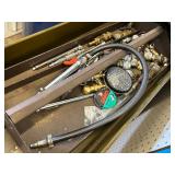 Tool Box w Air Hose Fittings & Accessories Mixed Lot