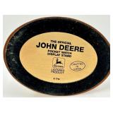 John Deere Reserve Pocket Watch With Display Stand & Chain with Certificate