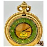 John Deere Reserve Pocket Watch With Display Stand & Chain with Certificate