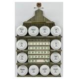 John Deere Perpetual Calendar with Plates Collection Wall Display