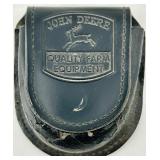 John Deere Pocket Watch With Stand & Pouch
