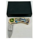 John Deere Collectible Knife & Pocket Watch with Chain
