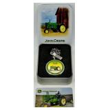 John Deere Collectible Knife & Pocket Watch with Chain