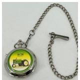 John Deere Collectible Knife & Pocket Watch with Chain
