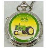 John Deere Collectible Knife & Pocket Watch with Chain