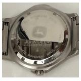 John Deere Quartz Stainless Steel Watch in Original Box