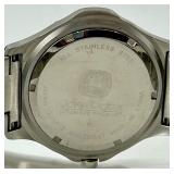 John Deere Quartz Stainless Steel Watch in Original Box