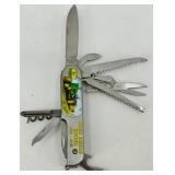 John Deere Model B Pocket Knife With Sheath & Certificate
