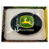 John Deere Belt Buckle, Bolo Tie & Picture Frame Mixed Lot