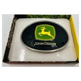 John Deere Belt Buckle, Bolo Tie & Picture Frame Mixed Lot