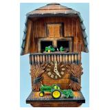 John Deere German Cuckoo Clock With Tractor Motif