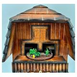 John Deere German Cuckoo Clock With Tractor Motif