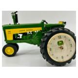 John Deere 730 Tractor Clock by Danbury Mint and Picture Frame