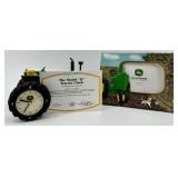 John Deere Model D Tractor Clock Display With Frame