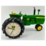 John Deere Model D Tractor Clock Display With Frame