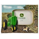 John Deere Model D Tractor Clock Display With Frame