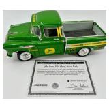 John Deere 1957 Chevy Pickup Truck 1:18 Die-Cast With Certificate