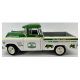 John Deere 1955 Chevy Pickup Truck Die-Cast Model 11 in With COA