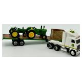 John Deere Die-Cast Tractor Hauler Set