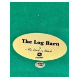Danbury Mint John Deere Twin Pines & the Log Barn Sculptures
