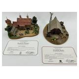 Danbury Mint John Deere Prairie Barn & Pasture Farms Mixed Lot