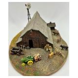 Danbury Mint John Deere Prairie Barn & Pasture Farms Mixed Lot