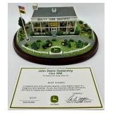 John Deere Dealership Circa 1958 Danbury Mint Sculpture With Certificate