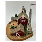 Danbury Mint Old Red Barn & John Deere Hay Barn