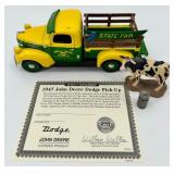John Deere Studebaker & Dodge Pick-Up Die-Cast Trucks