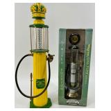 Pair of Vintage John Deere Wayne Gas Pump Replica Gearbox Collectible