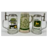 John Deere Beer Steins