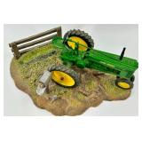 John Deere Collector Plate Set With Tractor Display