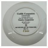 John Deere Collector Plate Set With Tractor Display