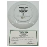 John Deere Collector Plate Set With Tractor Display