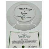 John Deere Collector Plate Set With Tractor Display