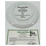 John Deere Collector Plate Set With Tractor Display