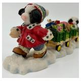 Mary Moo Moos John Deere Holiday Figurines