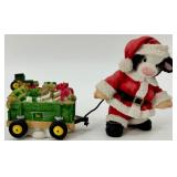 Mary Moo Moos John Deere Holiday Figurines