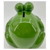 John Deere Ceramic Barn Cookie Jar, Frog Bank & Tractor Jug Bank