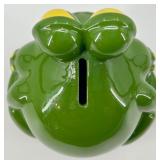 John Deere Ceramic Barn Cookie Jar, Frog Bank & Tractor Jug Bank